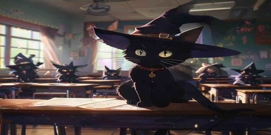 หลุด! ตัวอย่างใหม่จาก 'The Classroom of a Black Cat and a Witch' พร้อมเพลงเปิดใหม่และนักพากย์เพิ่มเติม
